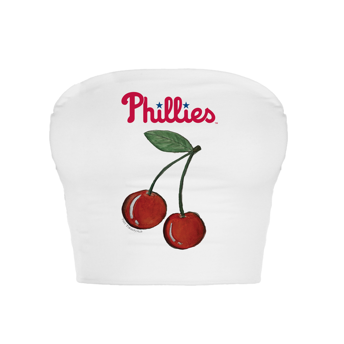 Philadelphia Phillies Cherry Crop Tube Top