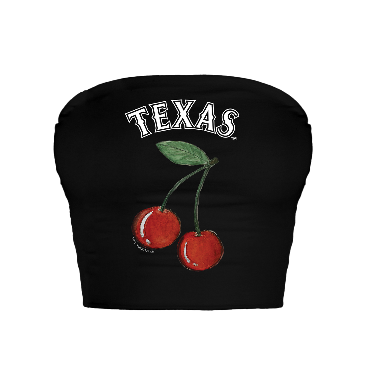 Texas Rangers Cherry Crop Tube Top