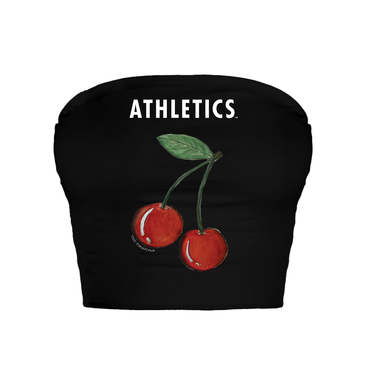Oakland Athletics Cherry Crop Tube Top