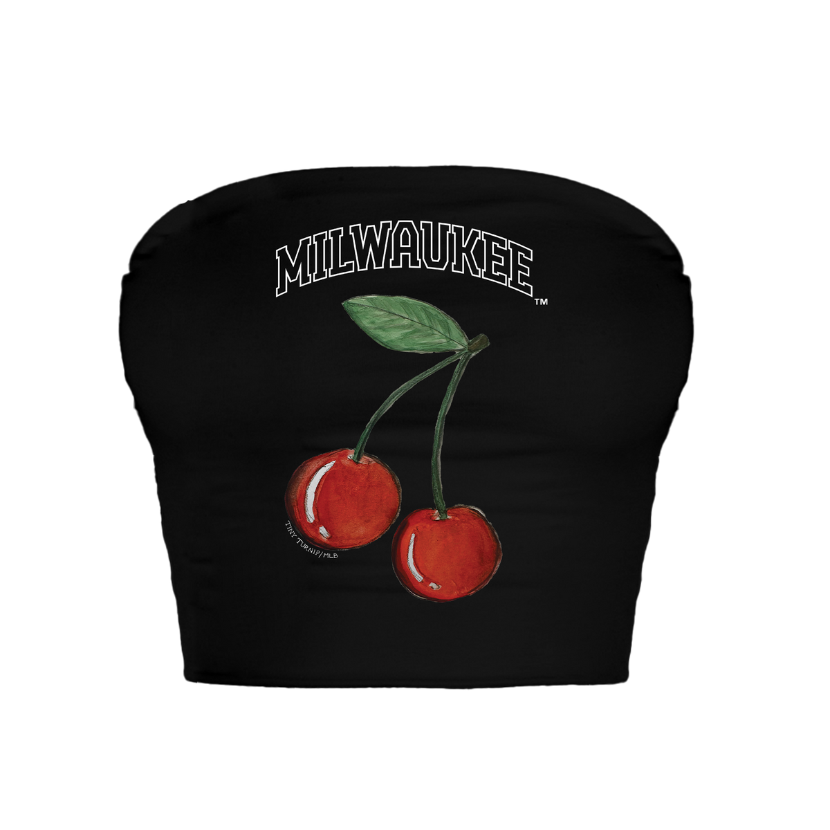 Milwaukee Brewers Cherry Crop Tube Top