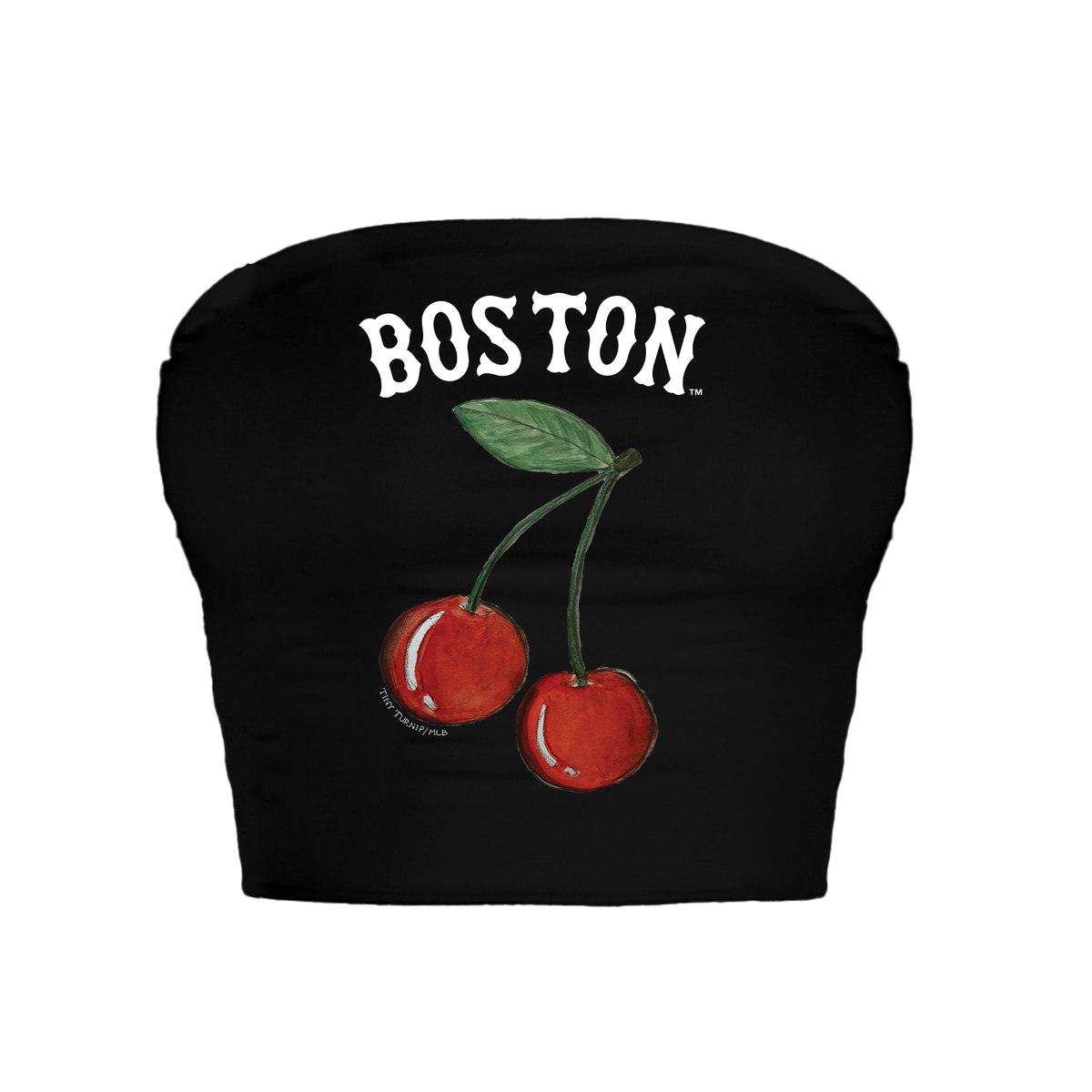 Boston Red Sox Cherry Crop Tube Top