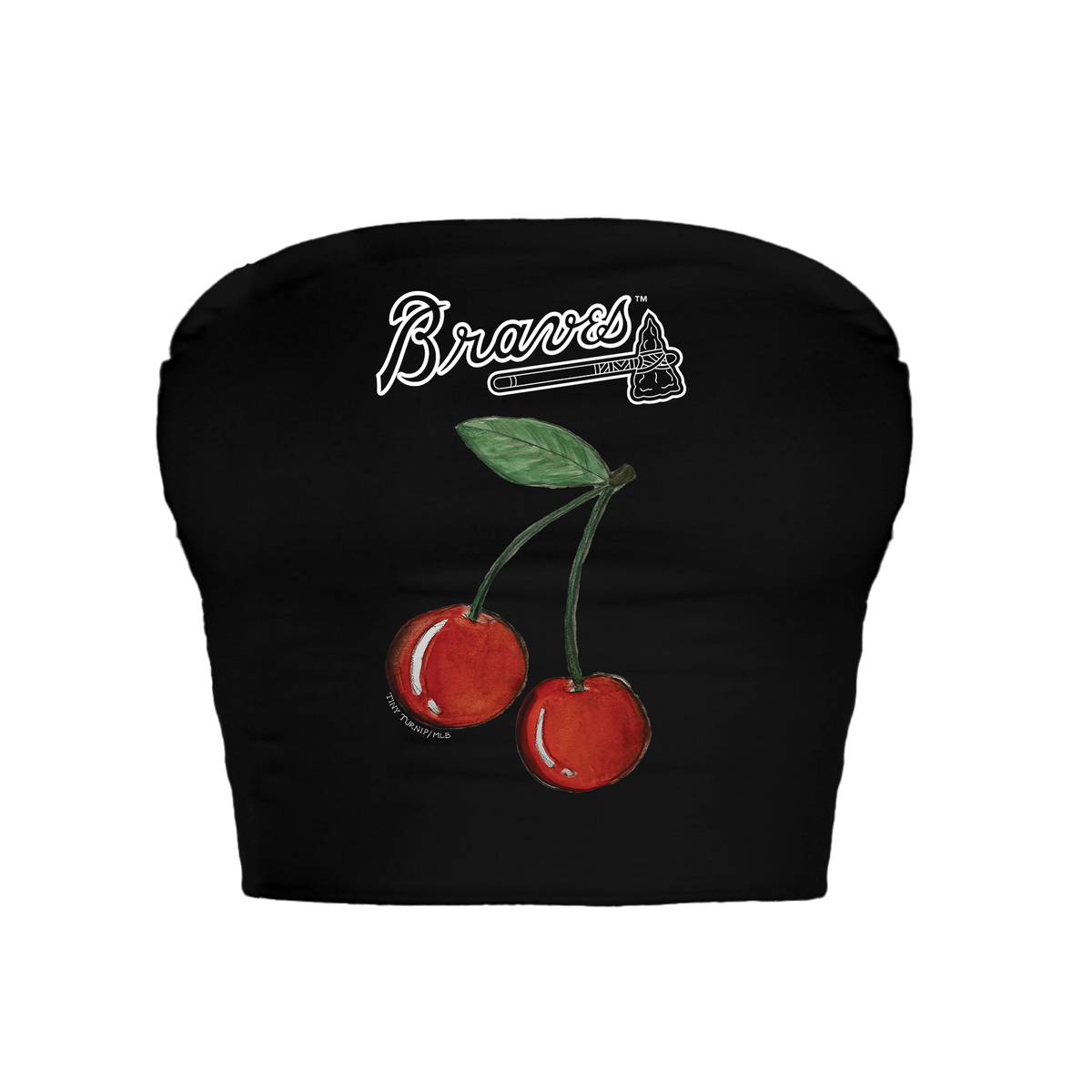 Atlanta Braves Cherry Crop Tube Top