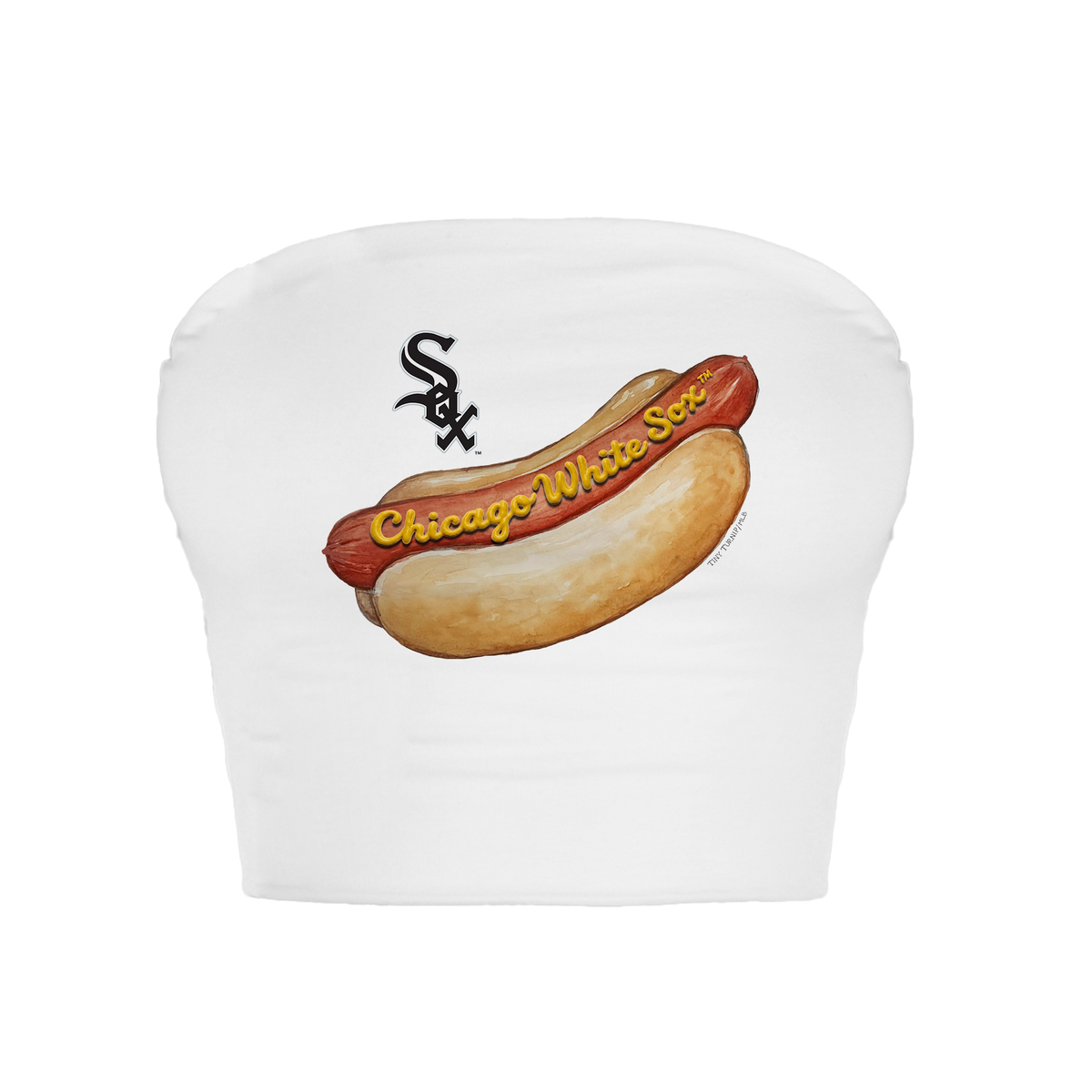 Chicago White Sox Hot Dog Crop Tube Top