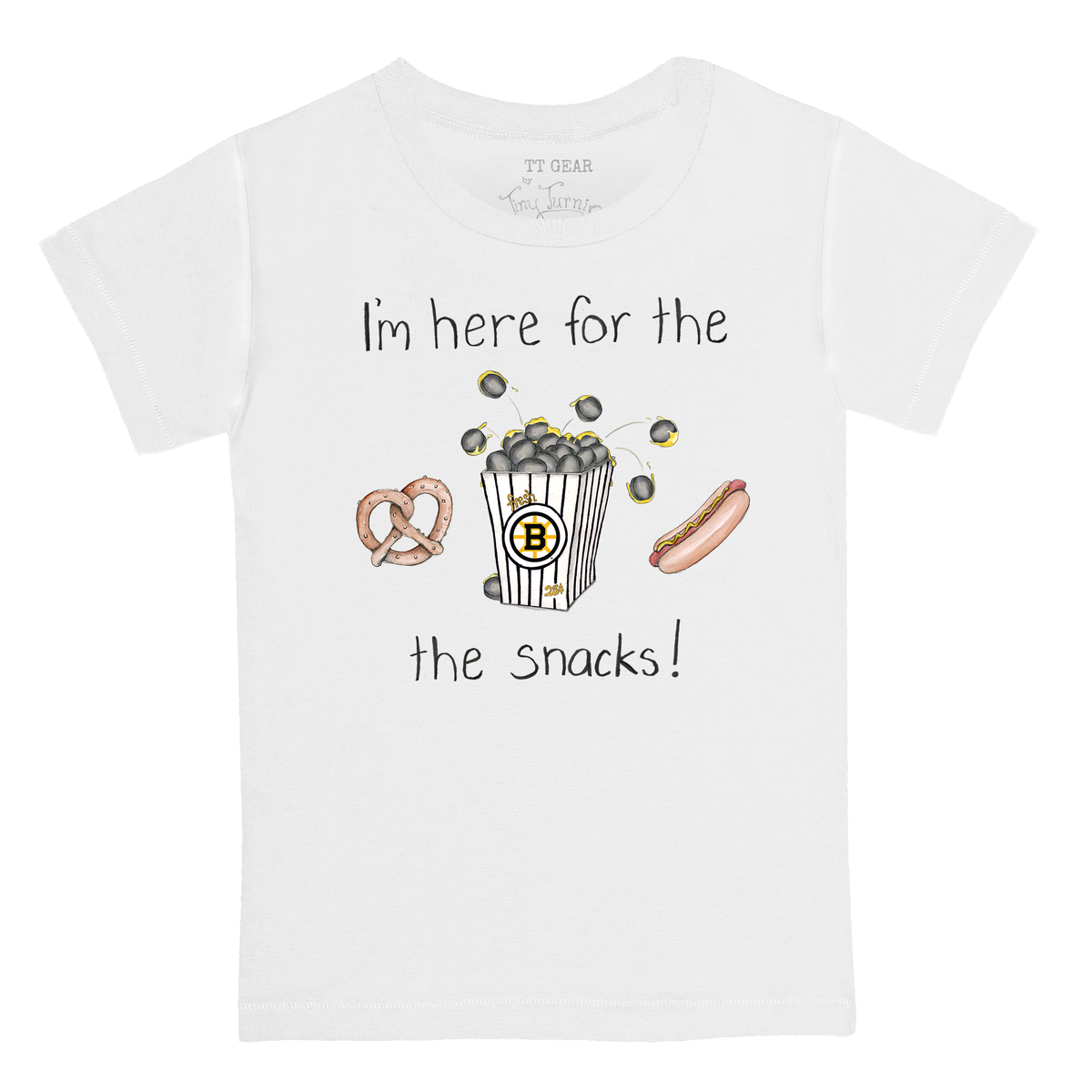 VIP Here For Snacks - Kid's Tee Shirt - Tiny Turnip