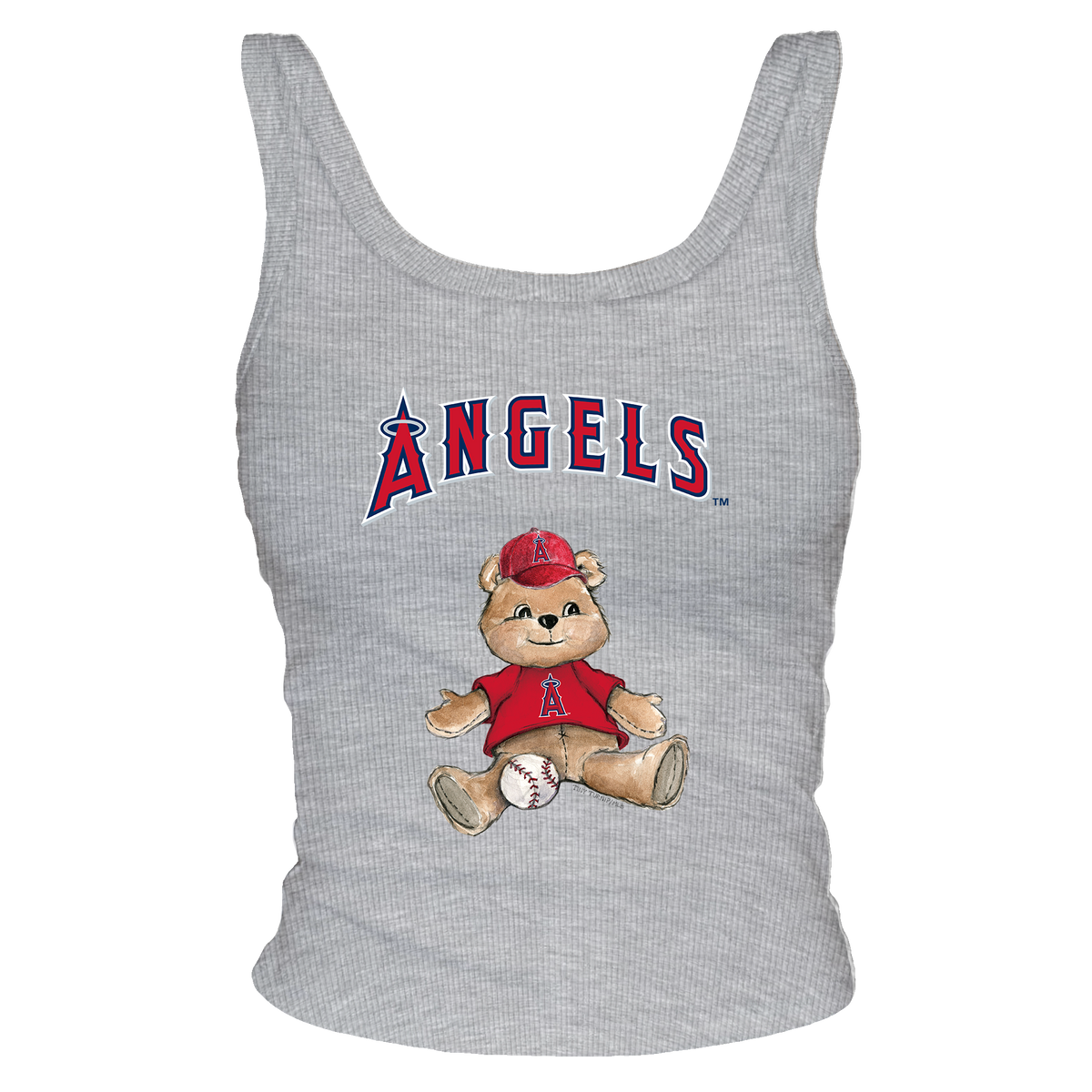 Los Angeles Angels Teddy Ribbed Tank