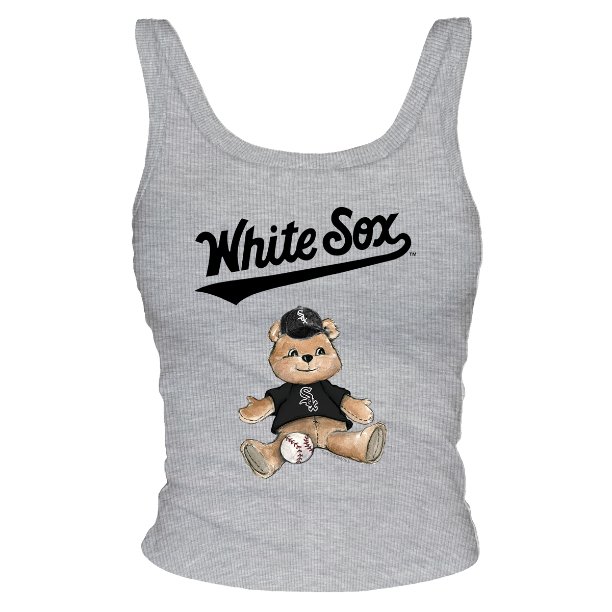 Chicago White Sox Teddy Ribbed Tank - Tiny Turnip