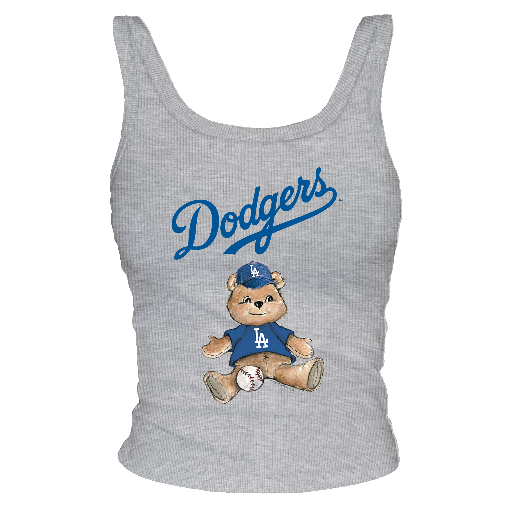 Los Angeles Dodgers タンクトップ 1LAD_TEDDY_WTNKHGRY.png?v=