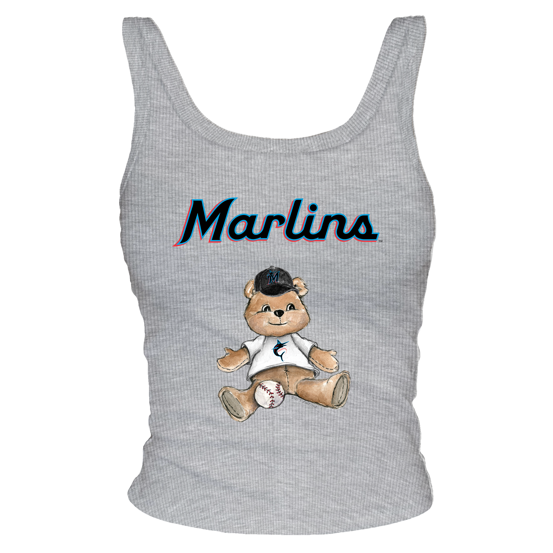 Miami Marlins Teddy Ribbed Tank
