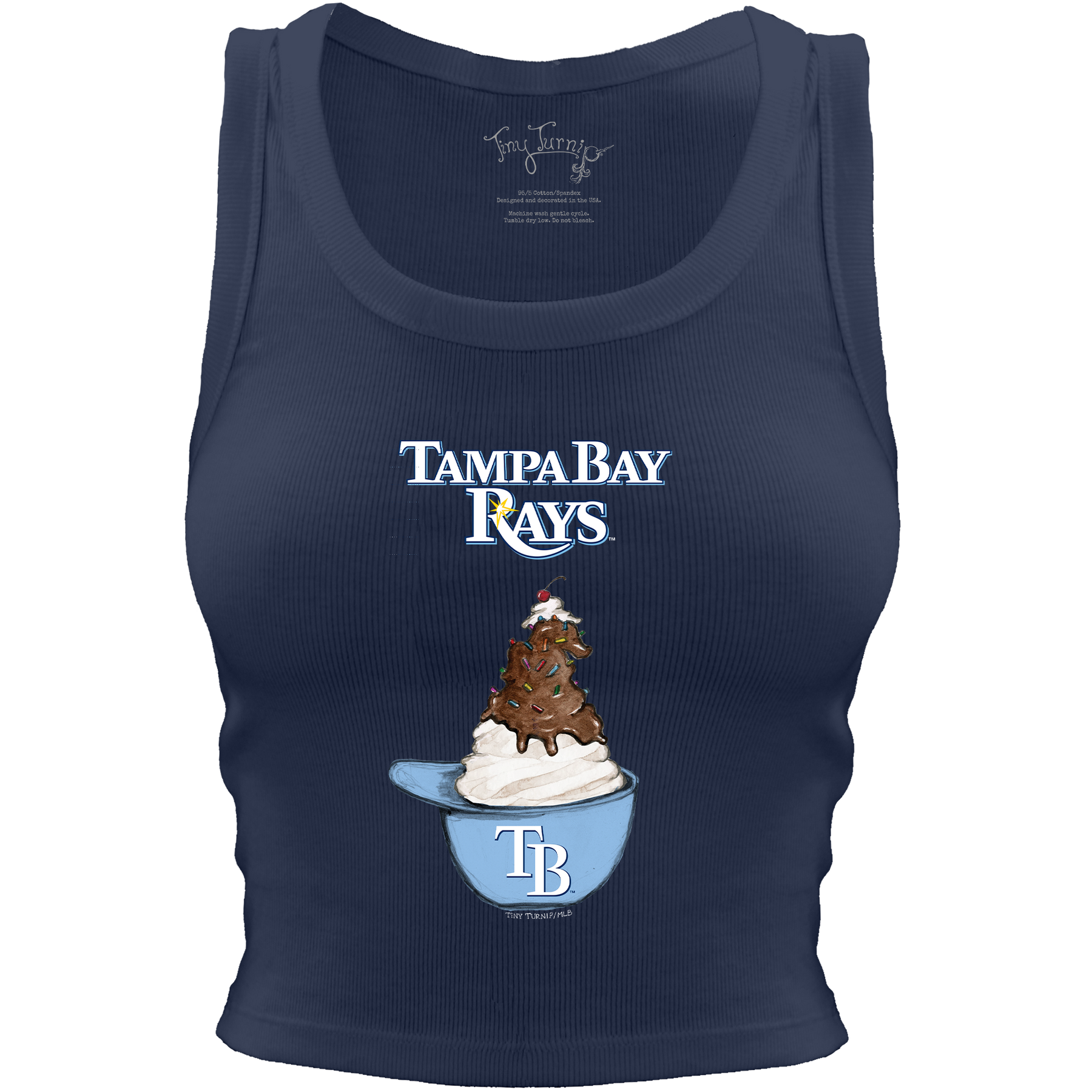 Tampa Bay Rays Sundae Helmet Crop Tank