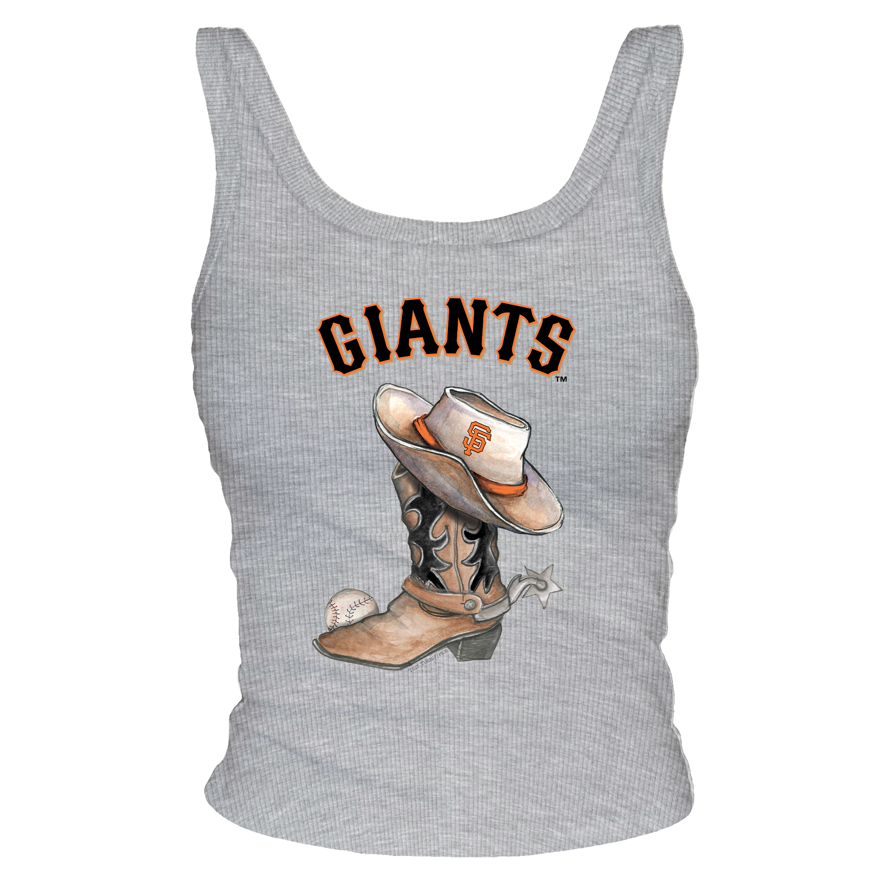 San Francisco Giants Cowboy Boot Ribbed Tank
