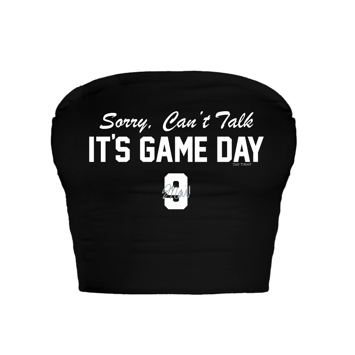 VIP Football: Sorry Can't Talk, It's Game Day - Crop Tube Top