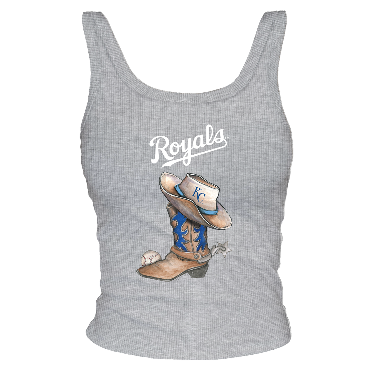 Kansas City Royals Cowboy Boot Ribbed Tank