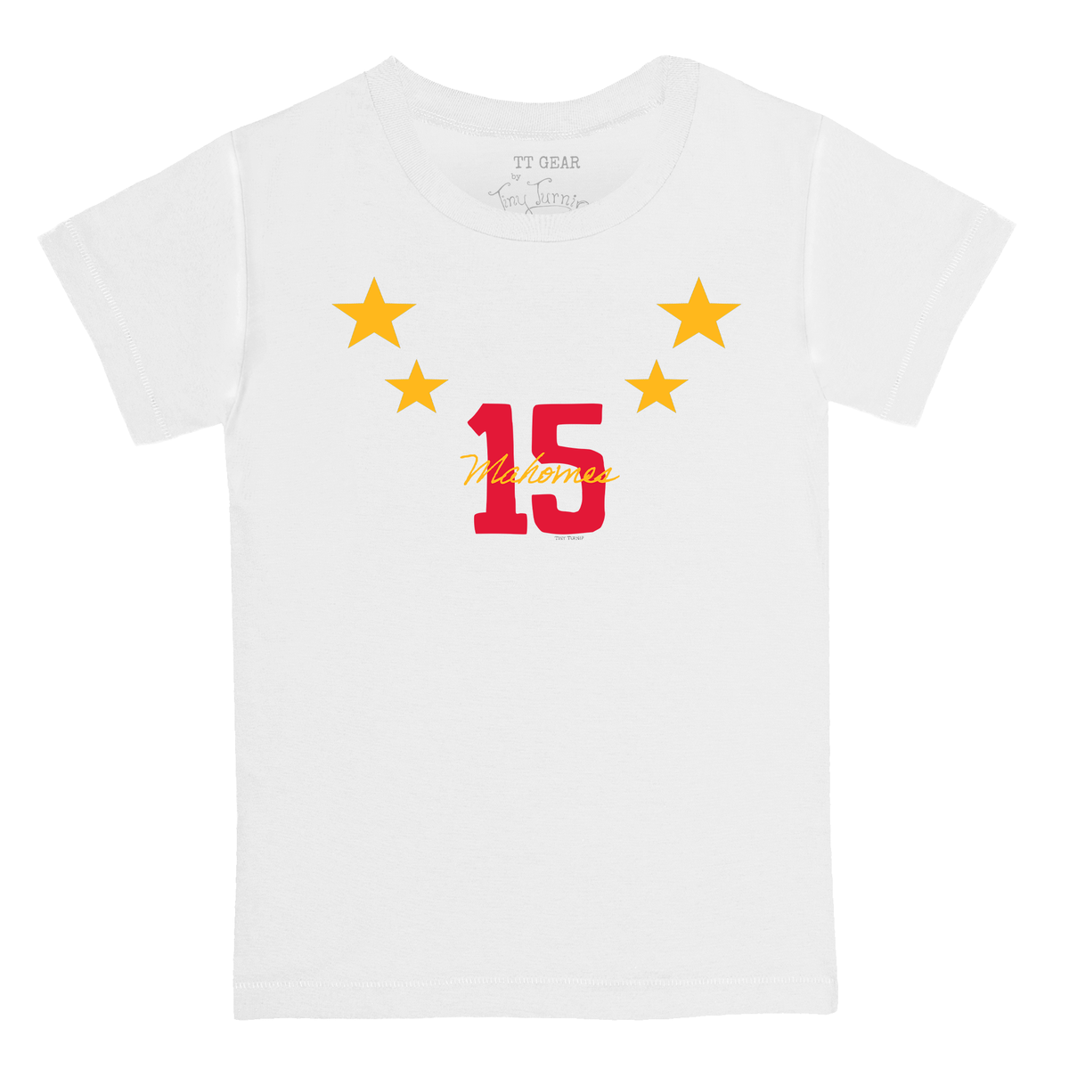 VIP Football: 4 Star w/ Name, Number - Kid's Tee Shirt