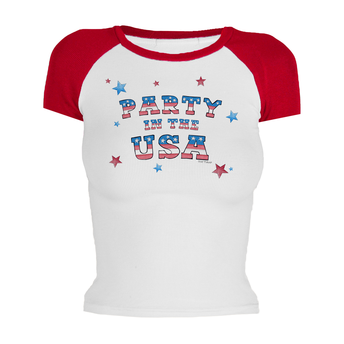 Party in the USA Roxy Raglan Short Sleeve