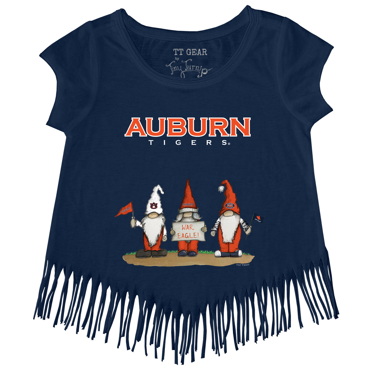 Auburn Tigers Gnomes Fringe Tee