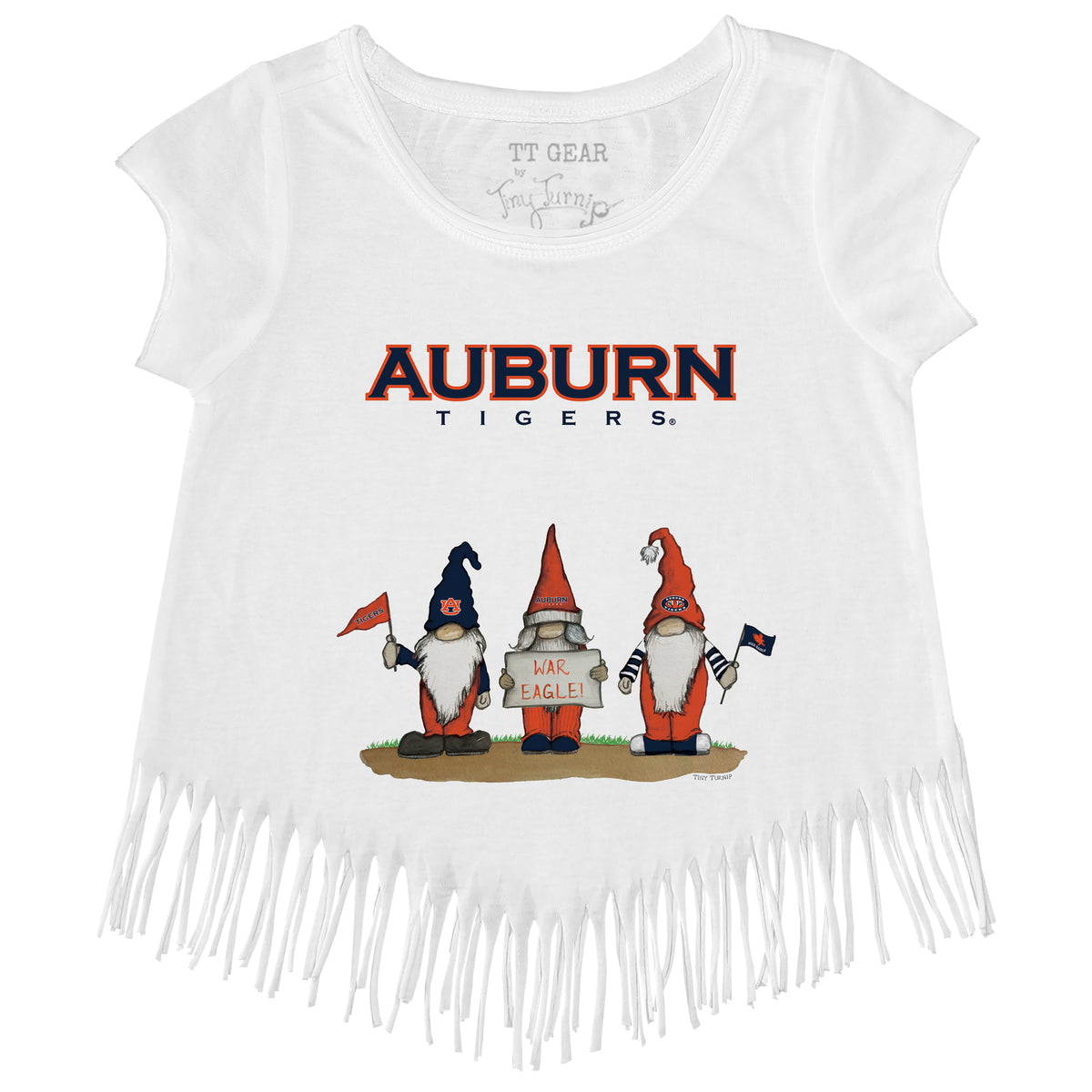 Auburn Tigers Gnomes Fringe Tee