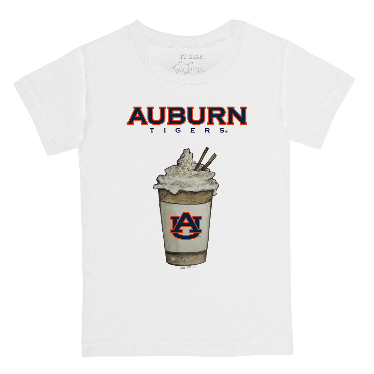 Auburn Tigers Latte Kid's Tee Shirt
