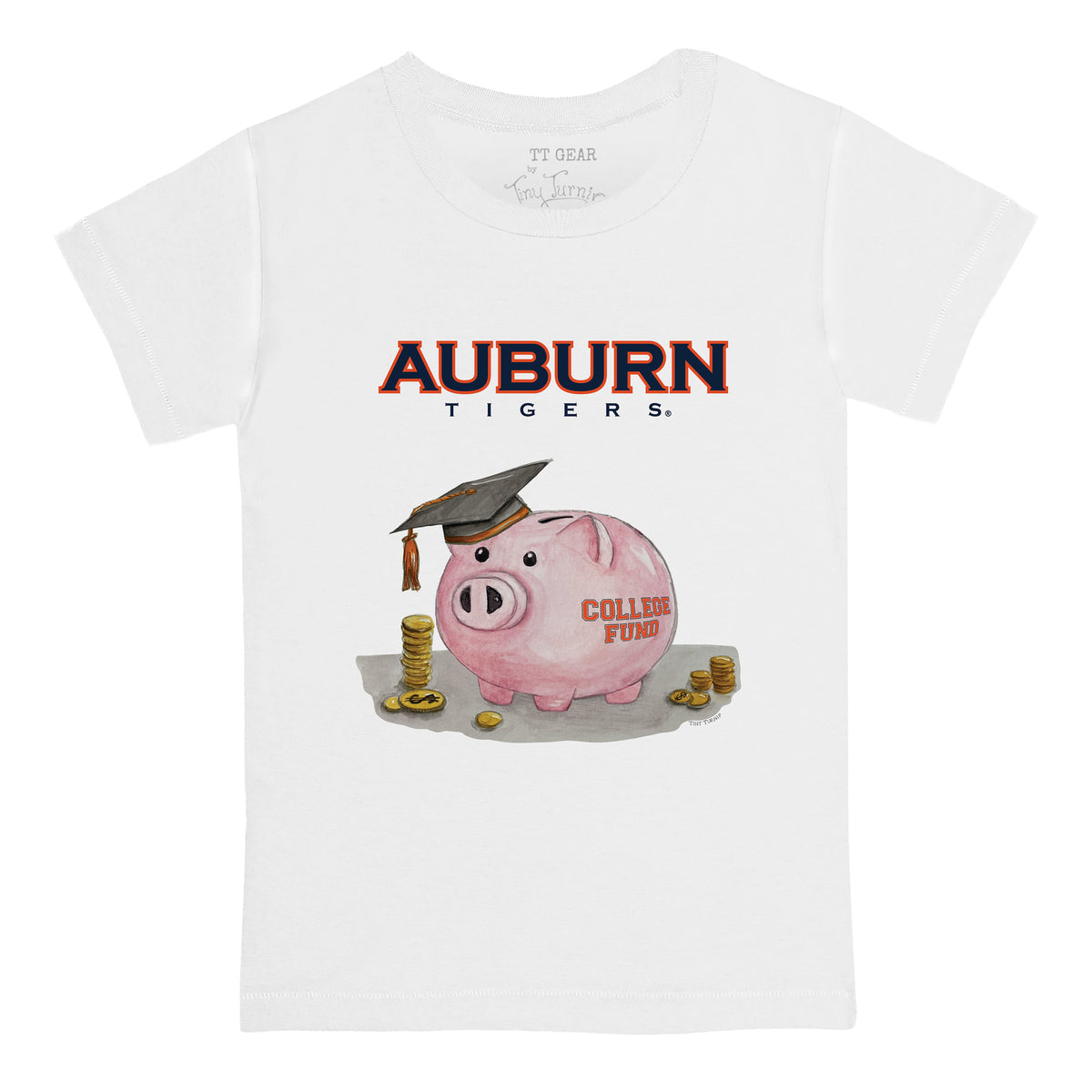 Auburn Tigers Piggy Tee Shirt
