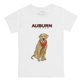 Auburn Tigers Yellow Labrador Retriever Tee Shirt