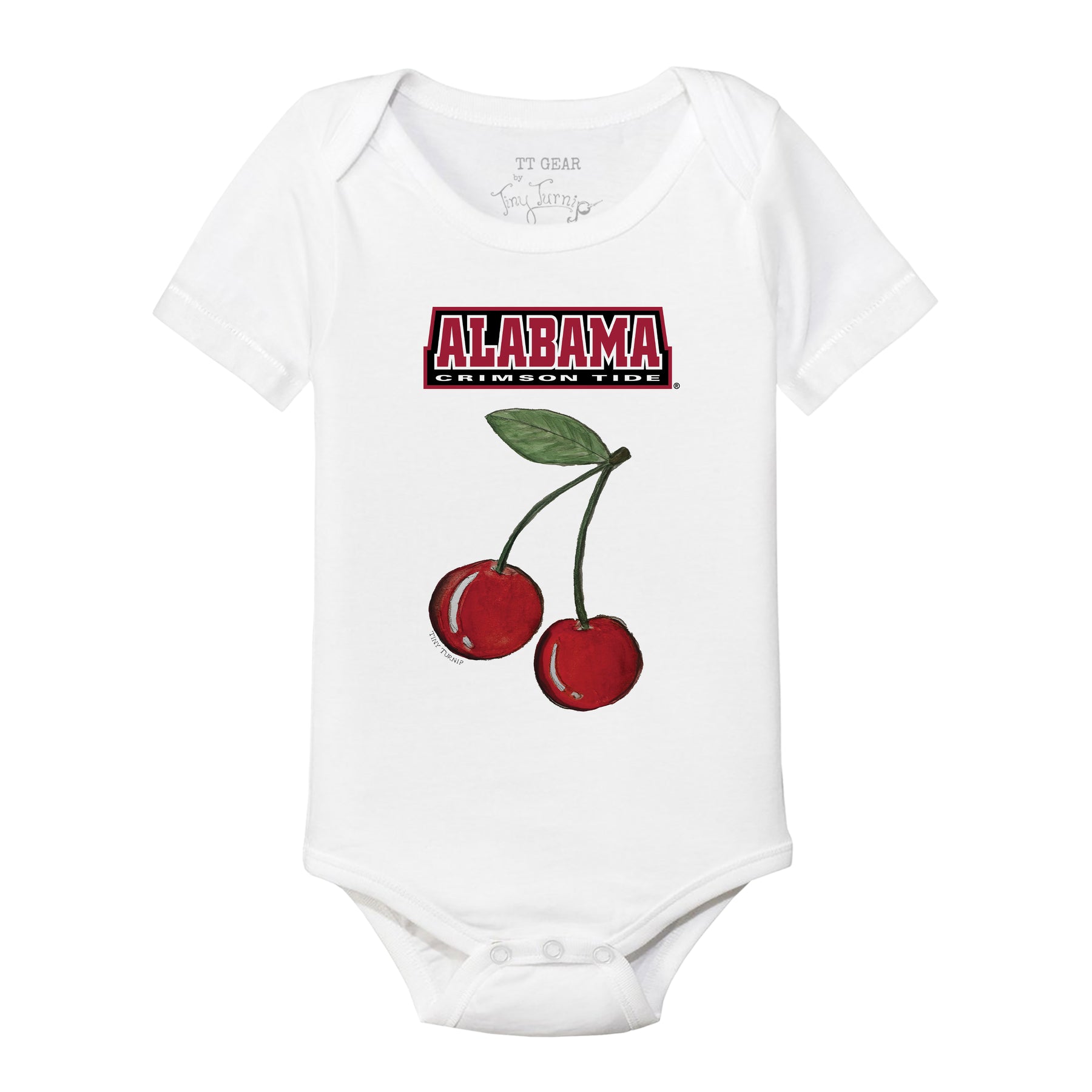 Alabama Crimson Tide Cherry Short Sleeve Snapper