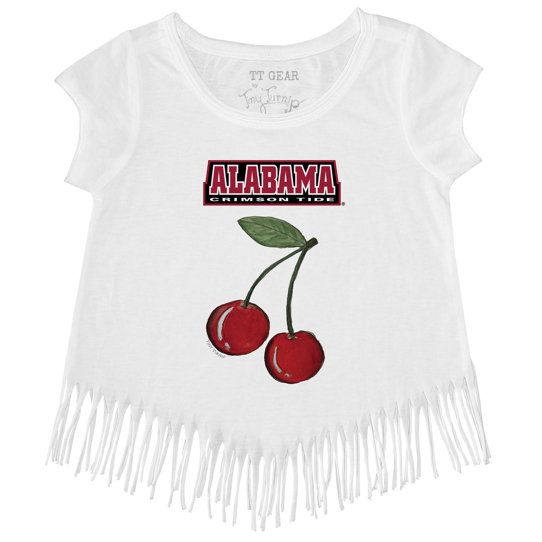 Alabama Crimson Tide Cherry Fringe Tee