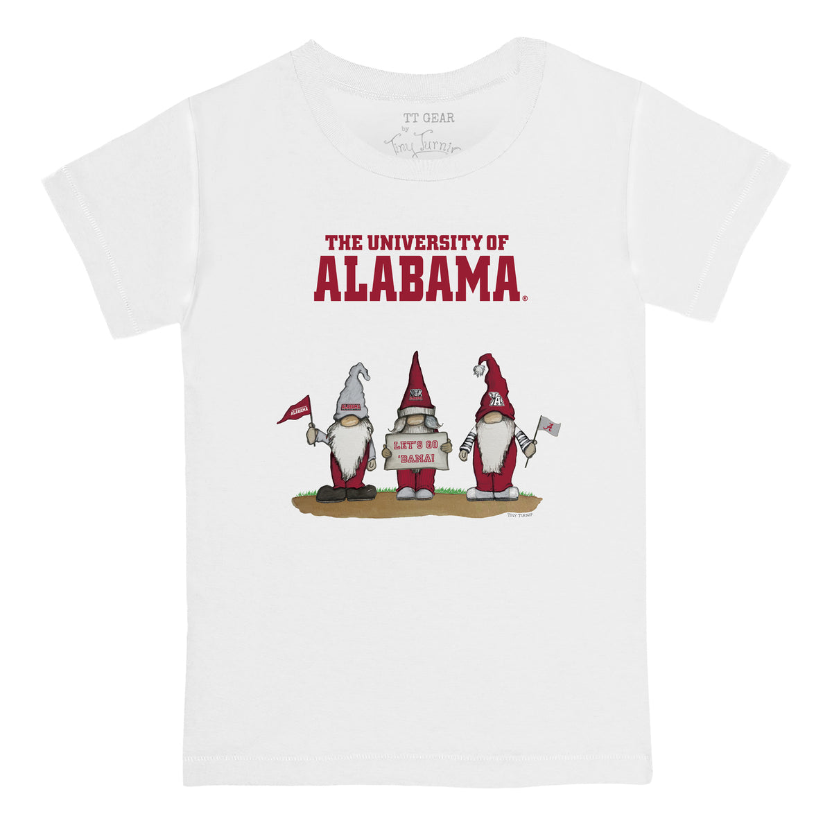 Alabama Crimson Tide Gnomes Tee Shirt