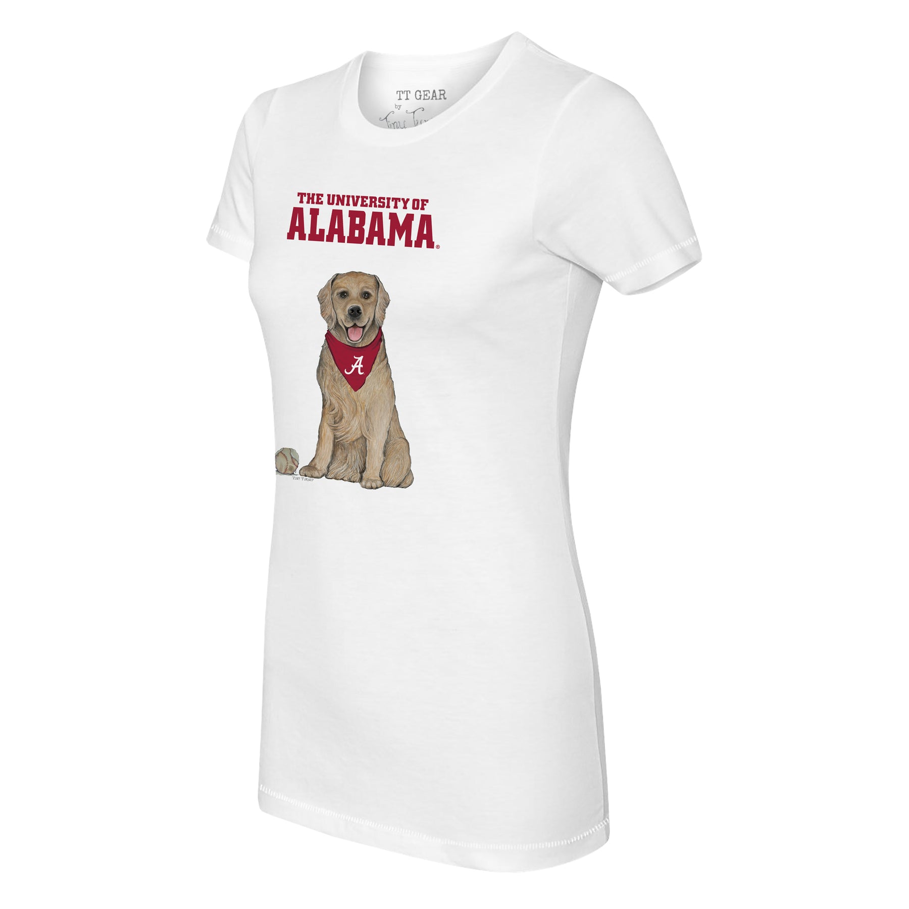 Alabama Crimson Tide Golden Retriever Tee Shirt