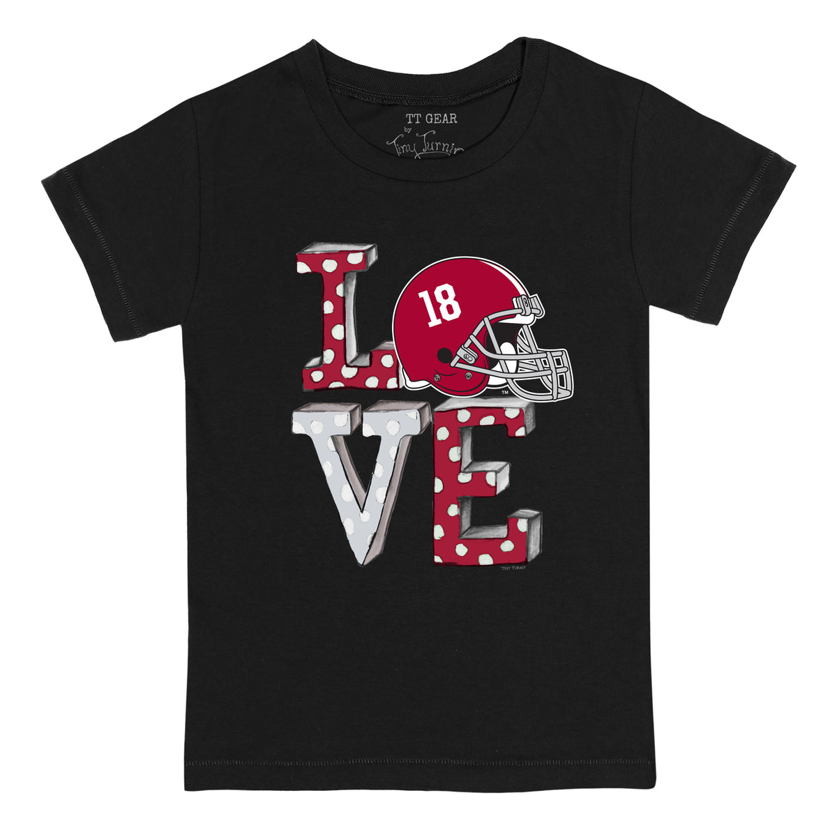 Alabama Crimson Tide Love Tee Shirt