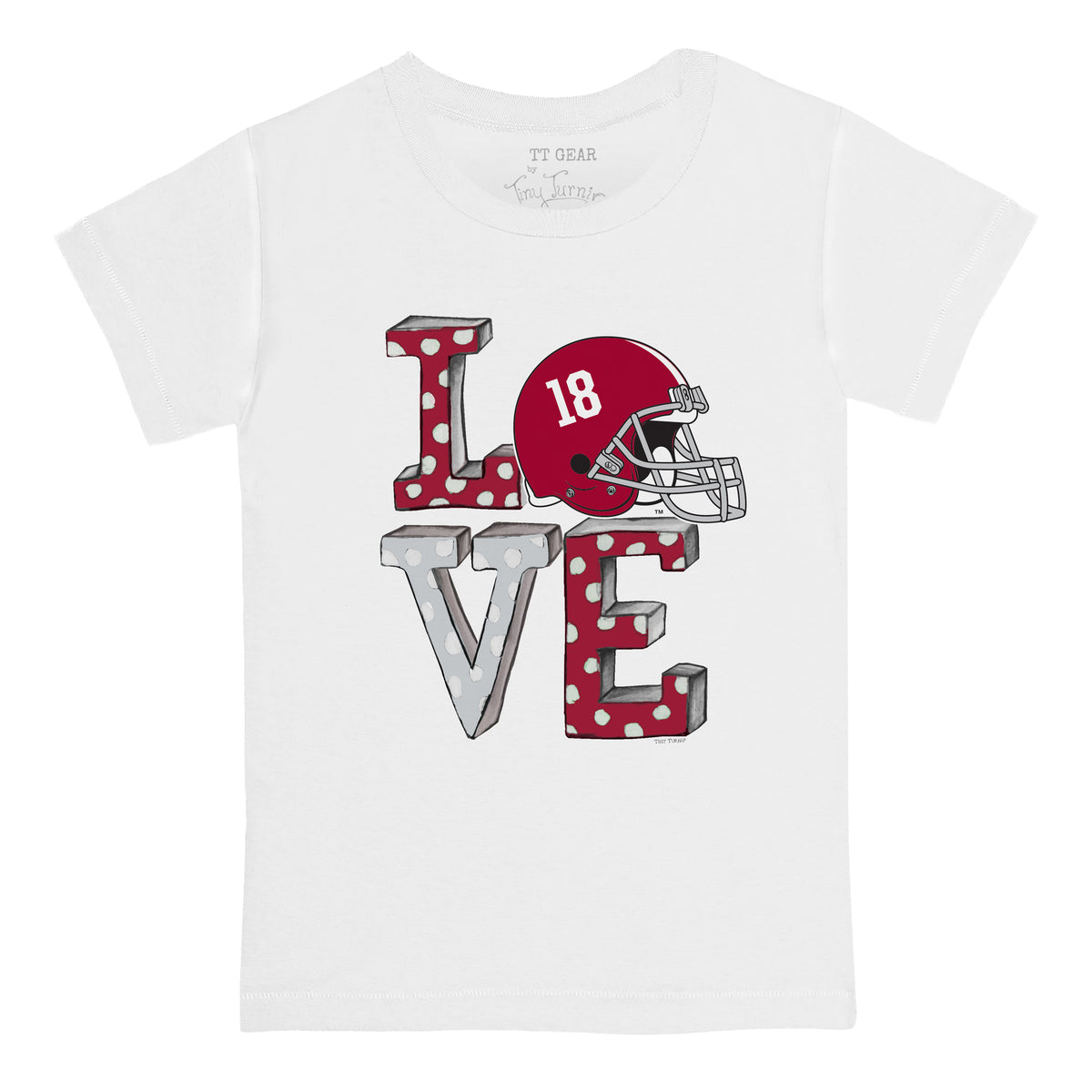 Alabama Crimson Tide Love Tee Shirt