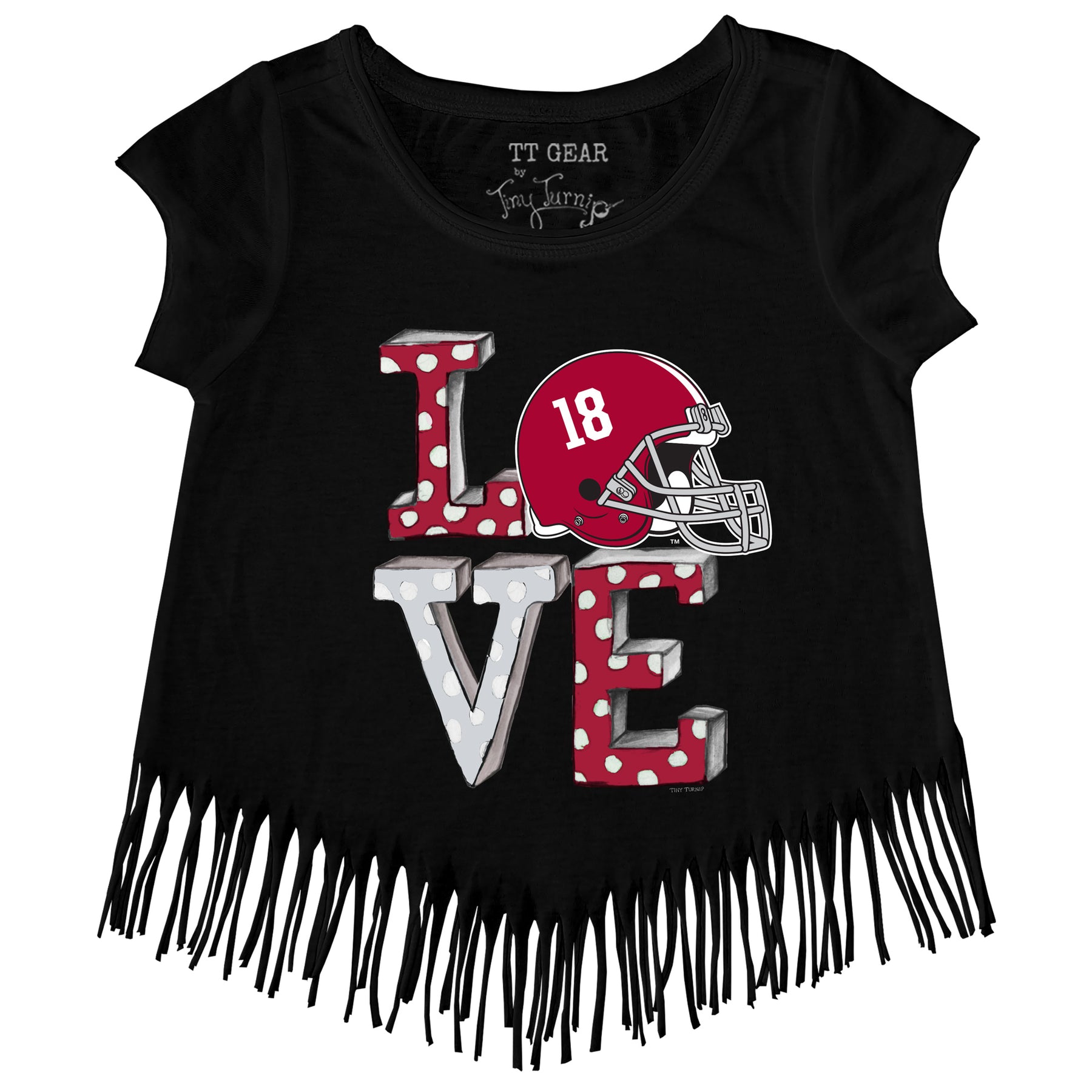 Alabama Crimson Tide Love Fringe Tee