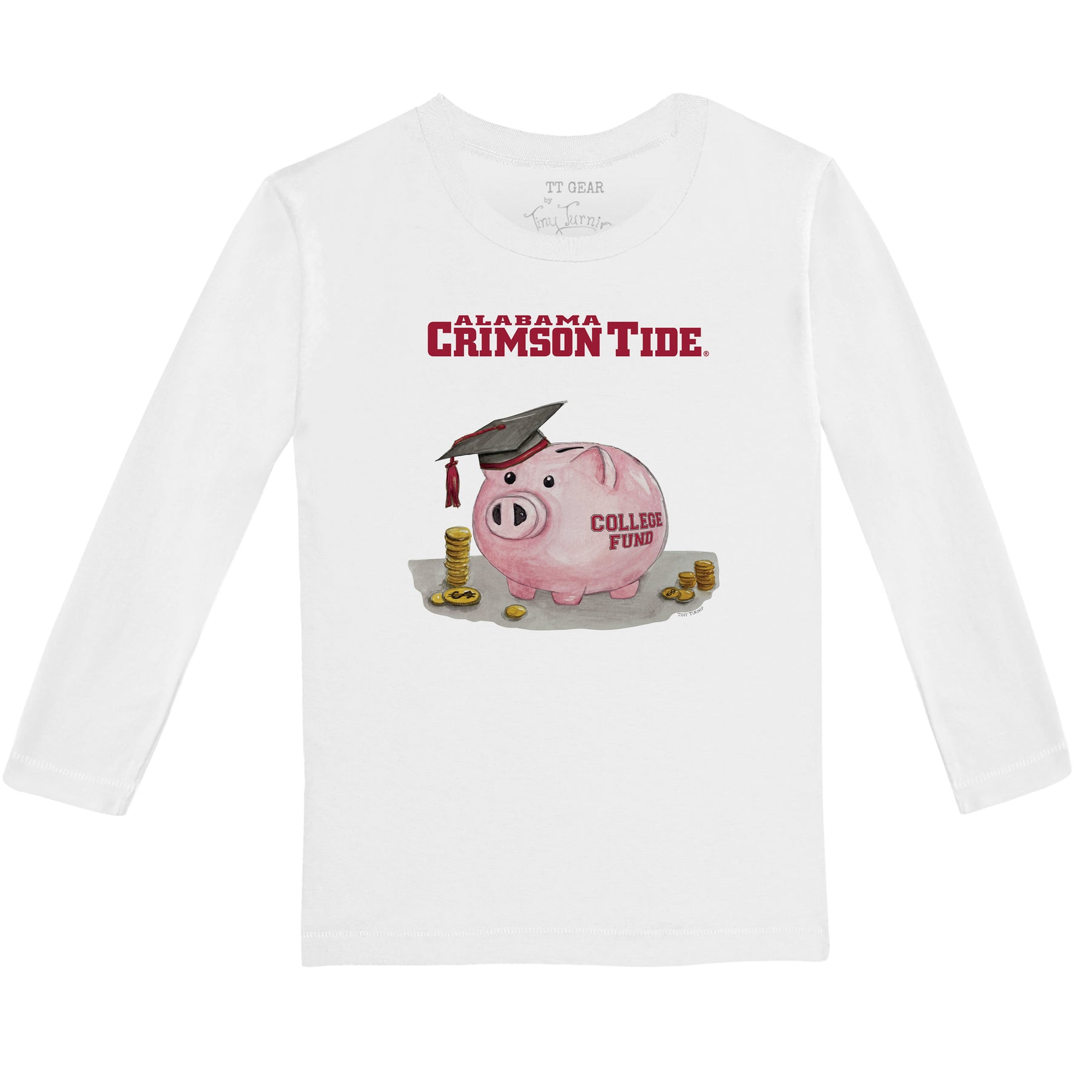 Alabama Crimson Tide Piggy Long-Sleeve Tee Shirt