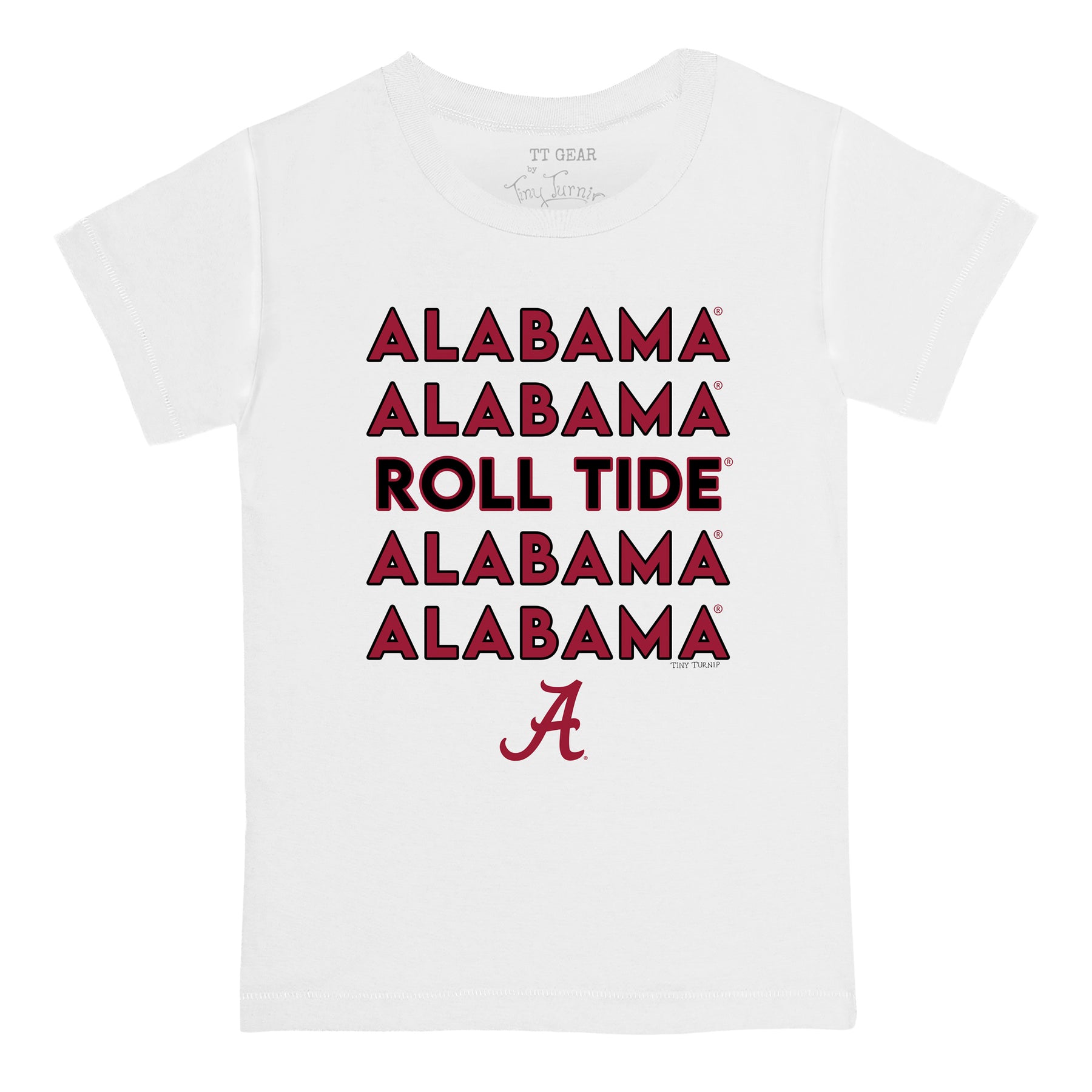 Alabama Crimson Tide Stacked Tee Shirt