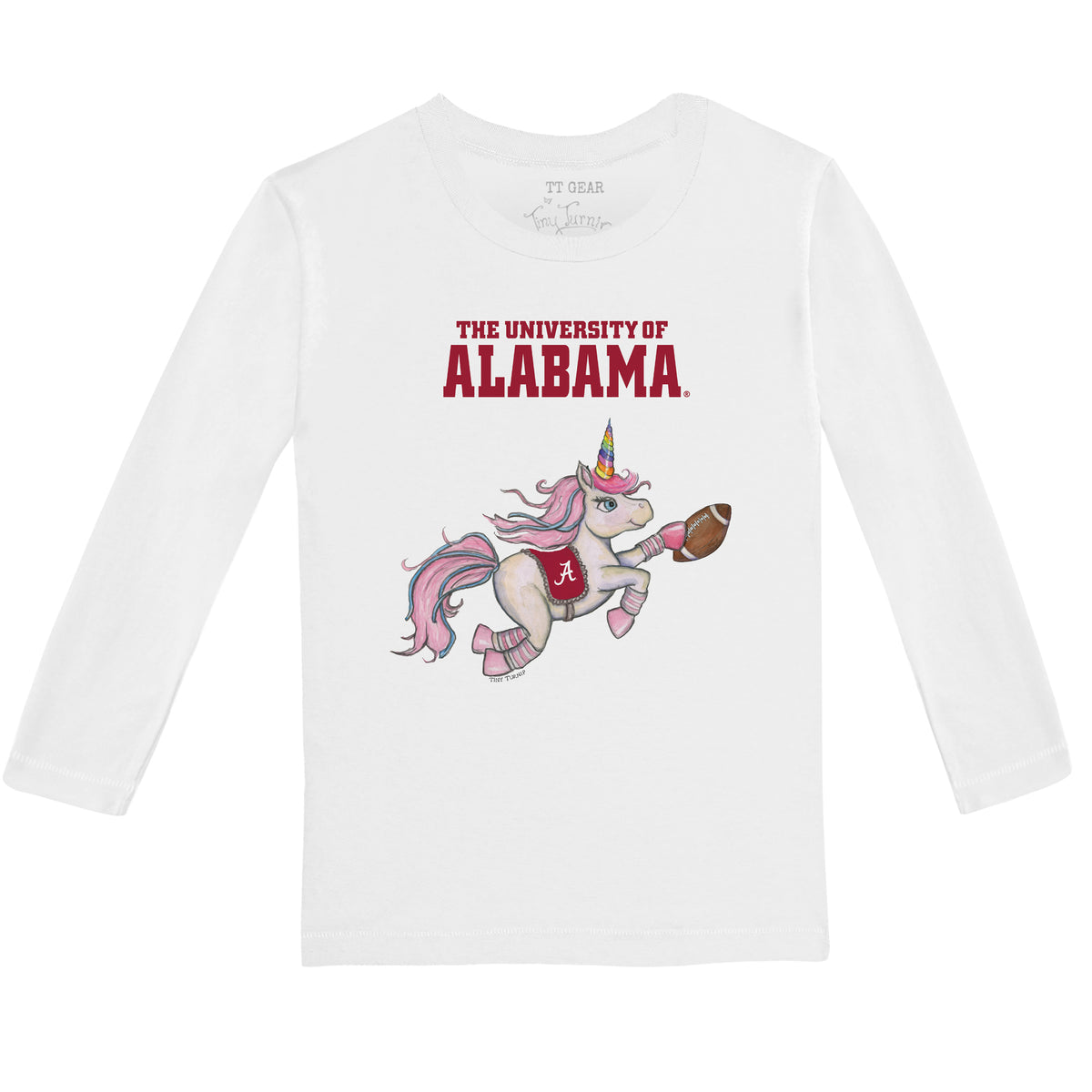 Alabama Crimson Tide Unicorn Long-Sleeve Tee Shirt