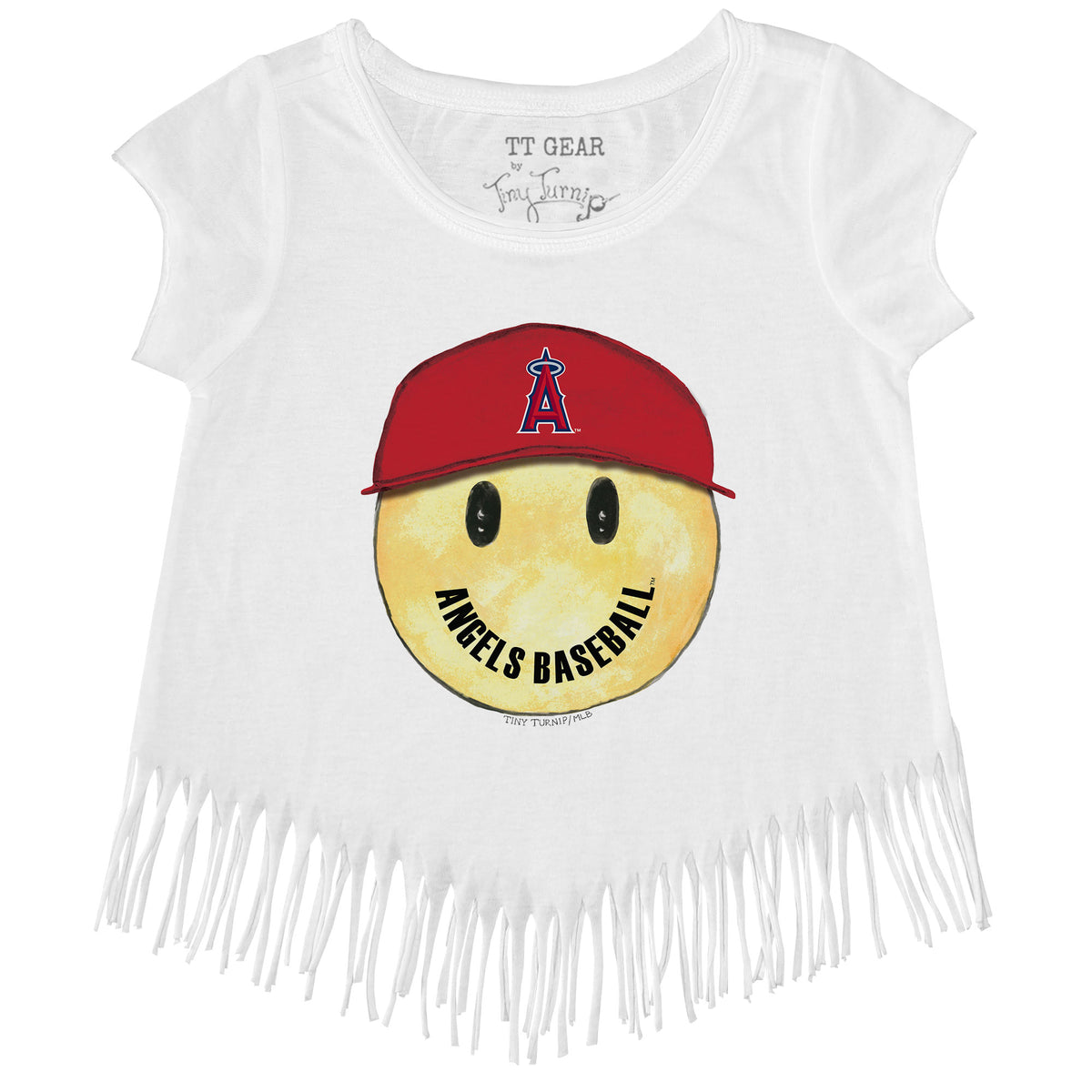 Los Angeles Angels Smiley Fringe Tee