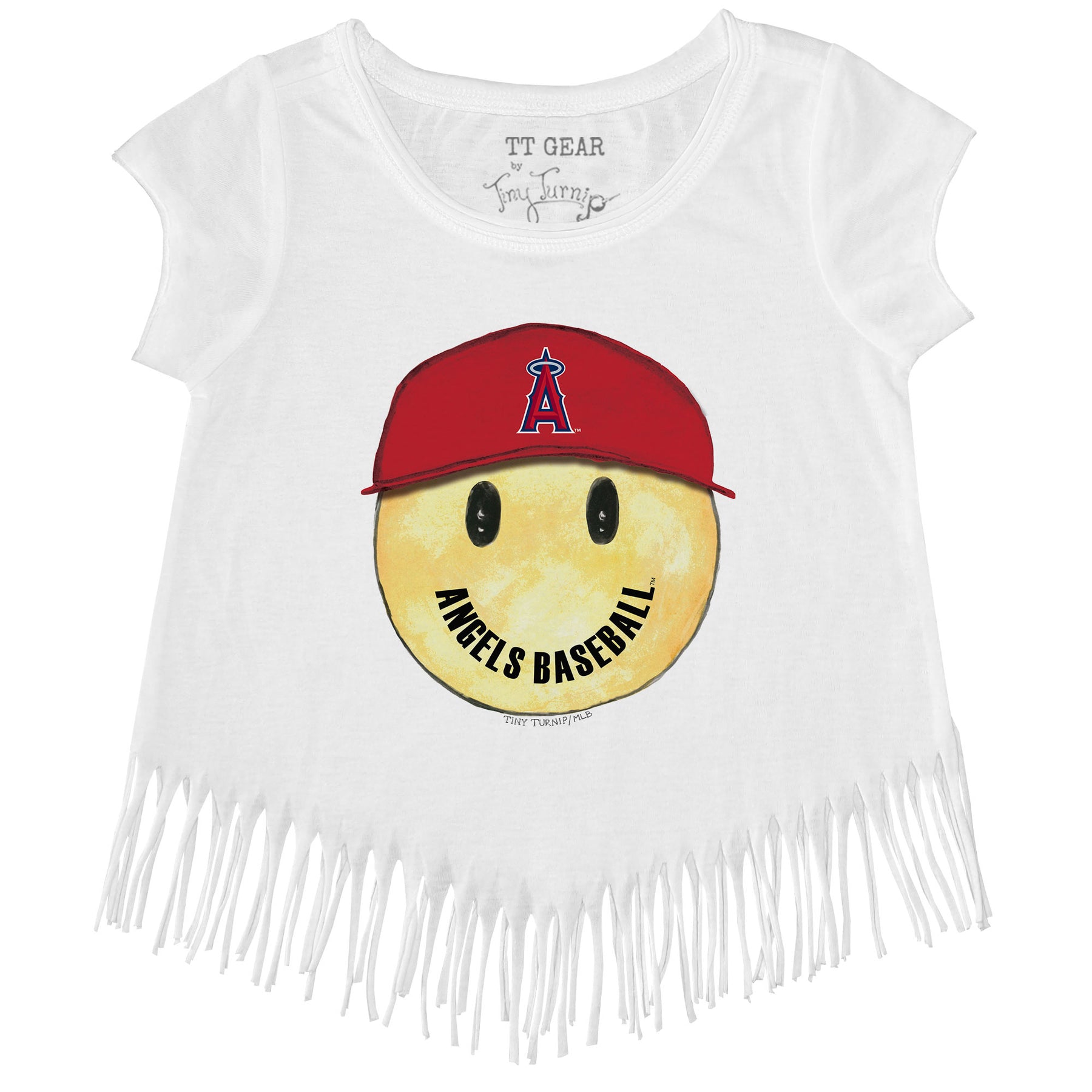 Los Angeles Angels Smiley Fringe Tee