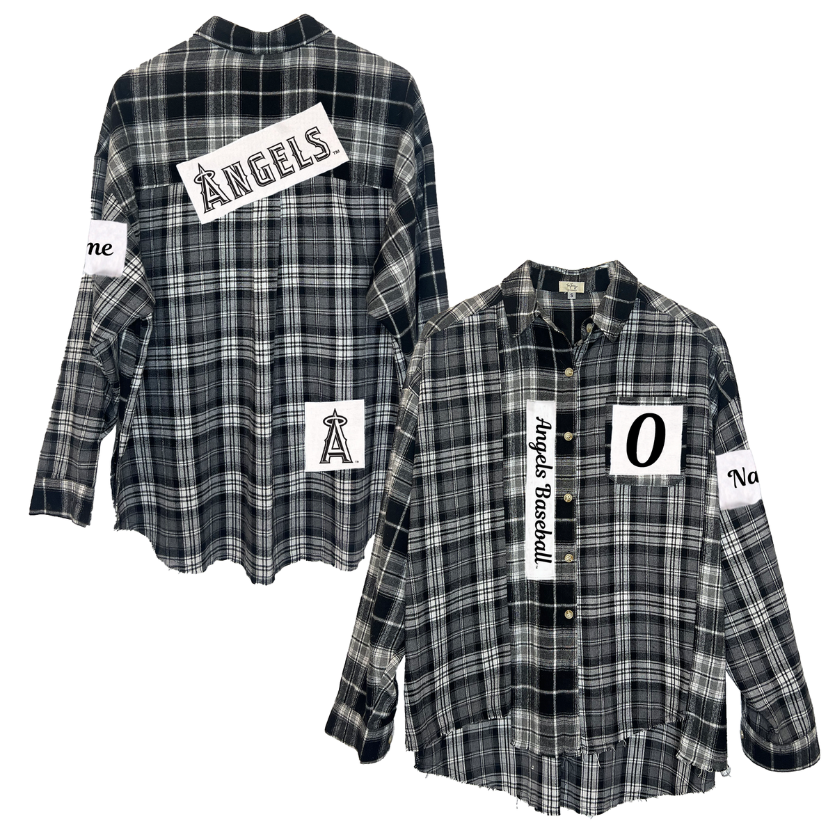 Los Angeles Angels Black Out Flannel