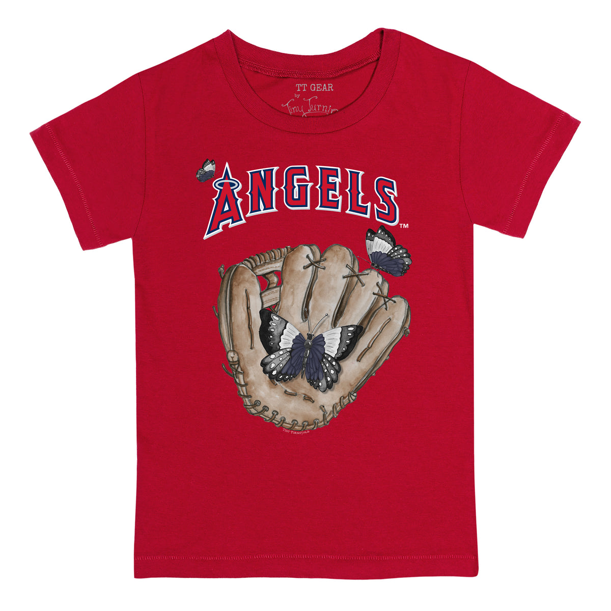 Los Angeles Angels Butterfly Glove Tee Shirt