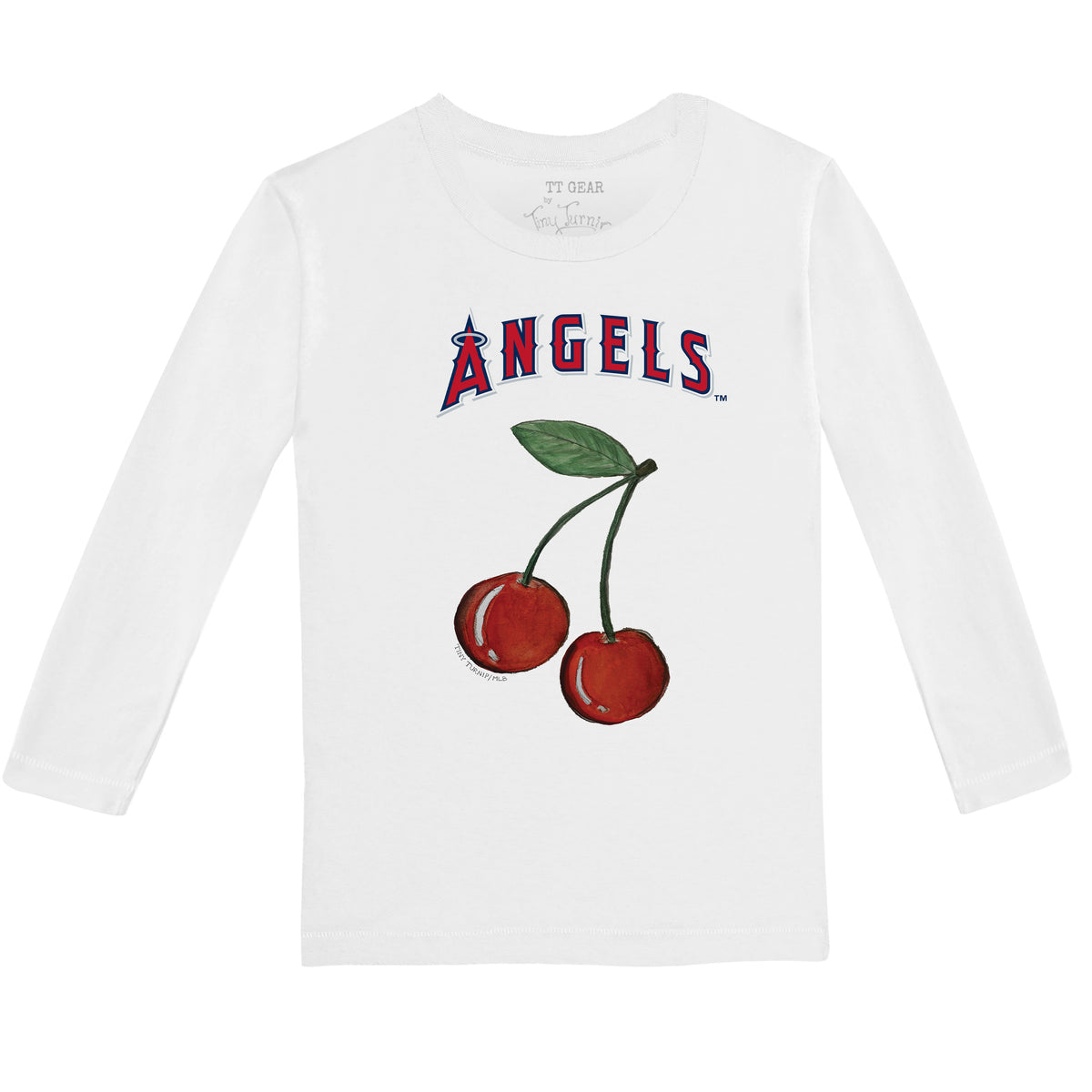 Los Angeles Angels Cherry Long-Sleeve Tee Shirt