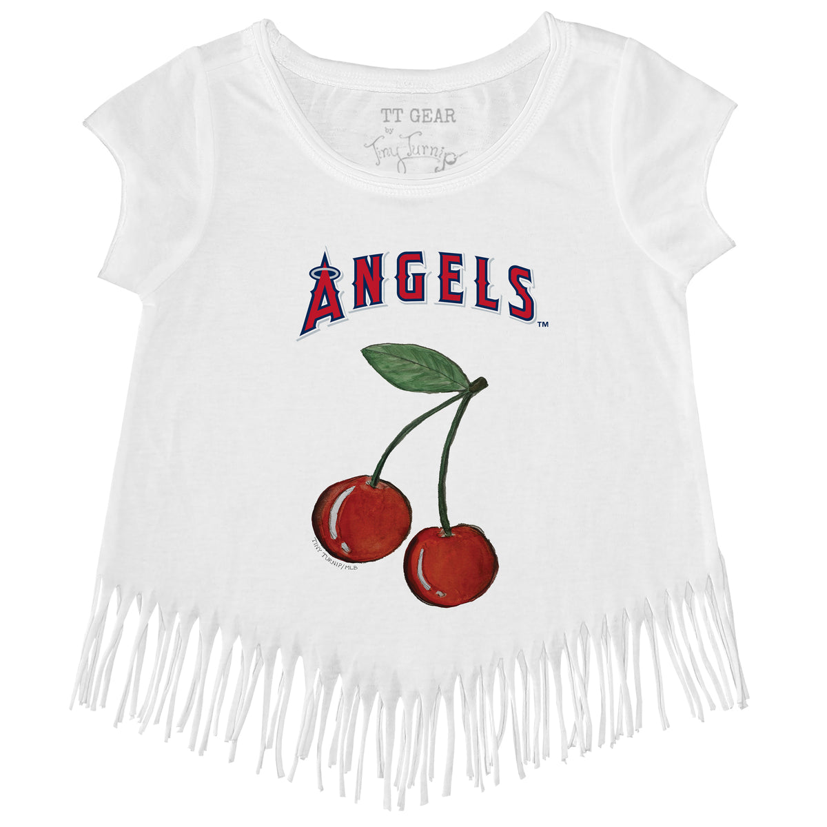 Los Angeles Angels Cherry Fringe Tee