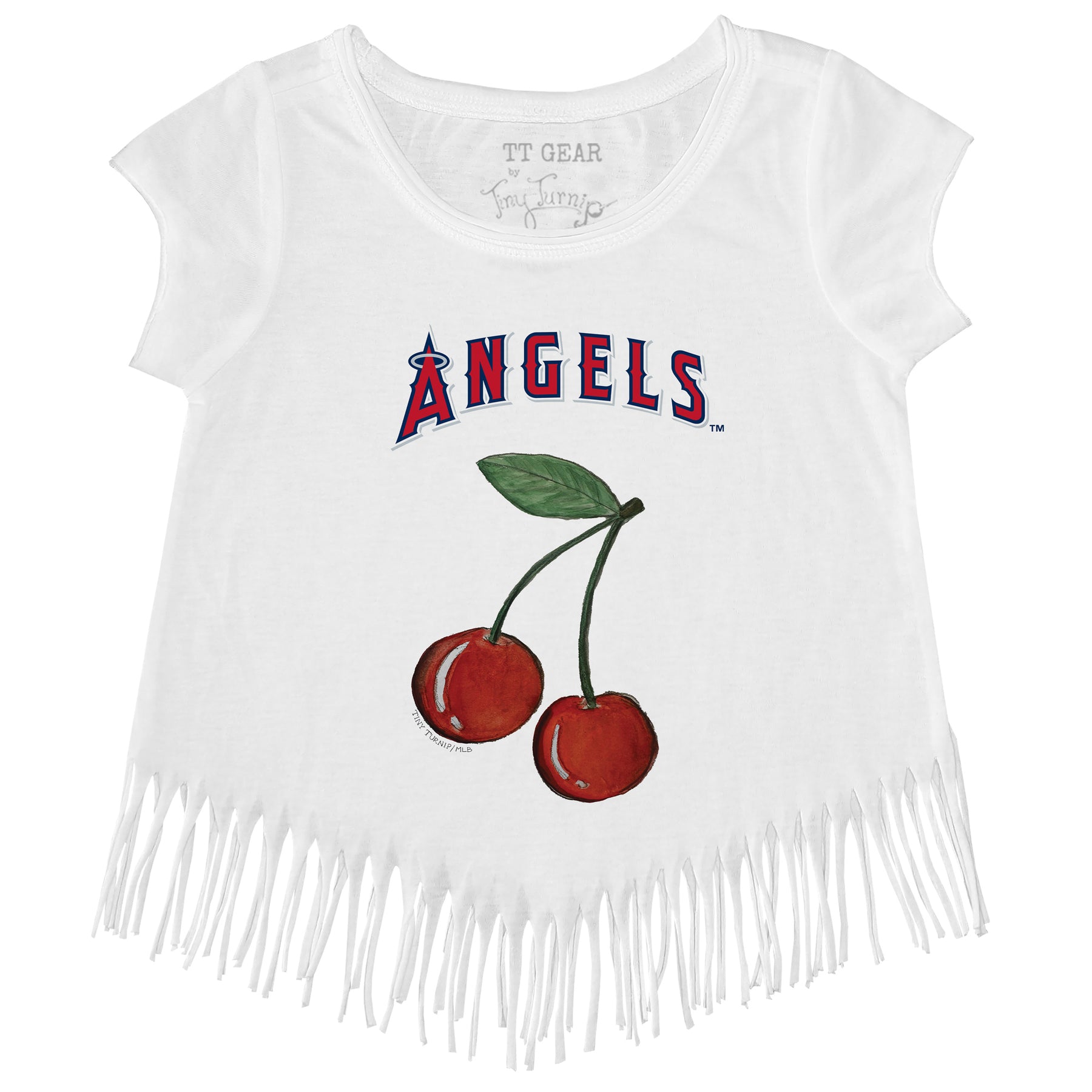 Los Angeles Angels Cherry Fringe Tee