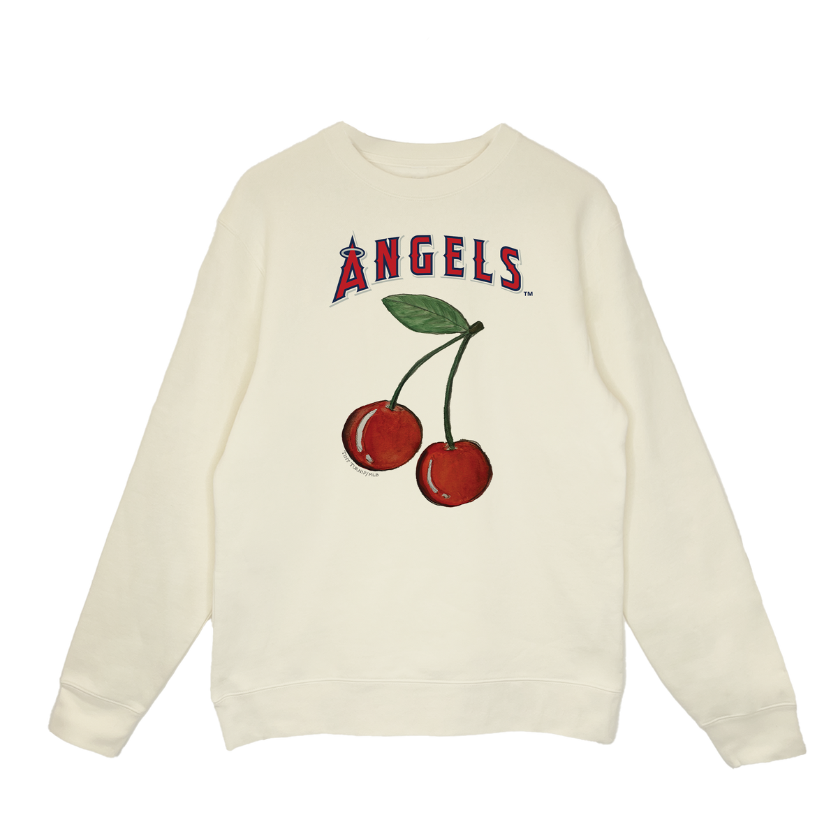 Los Angeles Angels Cherry Crewneck Sweatshirt