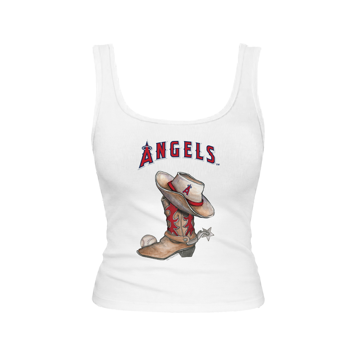 Los Angeles Angels Cowboy Boot Emmy Tank