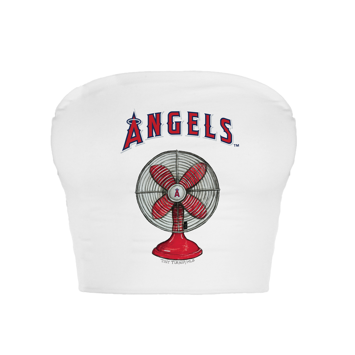 Los Angeles Angels Fan Crop Tube Top