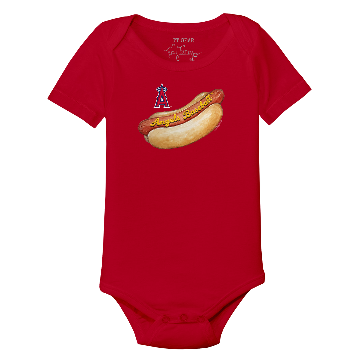 Los Angeles Angels Hot Dog Short Sleeve Snapper