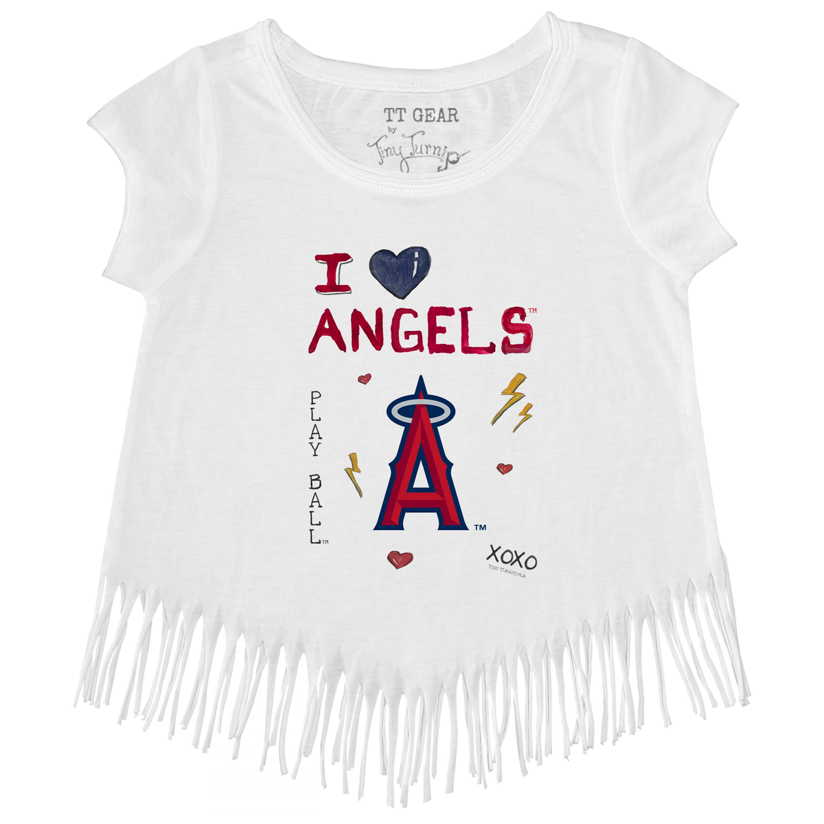 I Heart Angels Fringe Tee