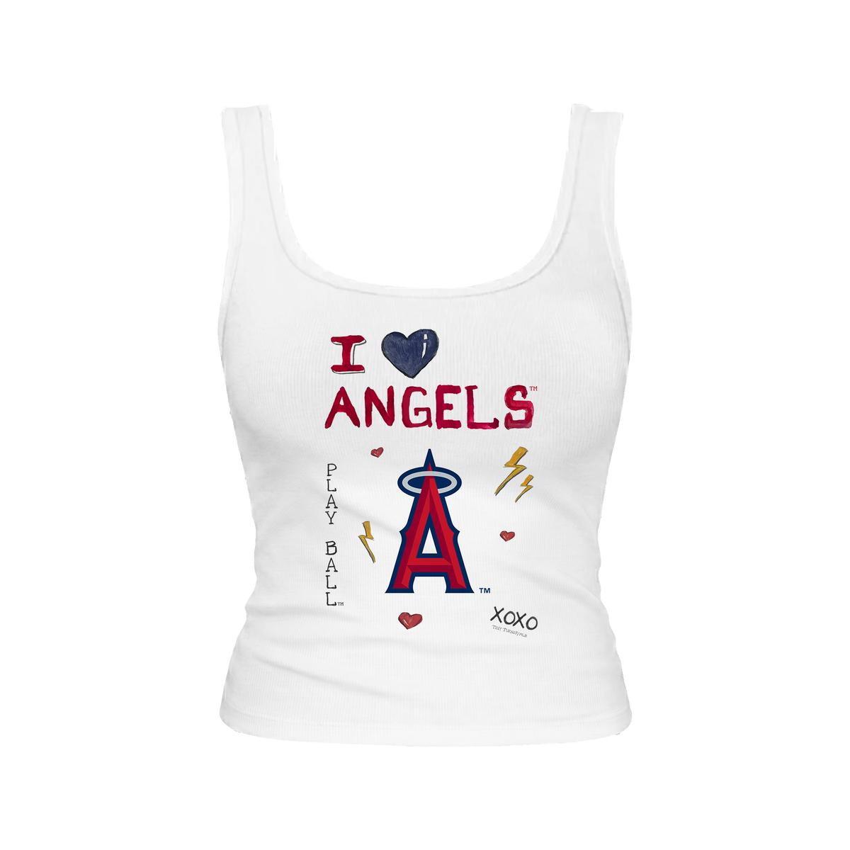 Los Angeles Angels I Heart Angels Emmy Tank
