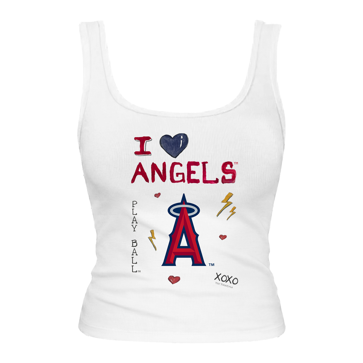 Los Angeles Angels I Heart Angels Emmy Tank