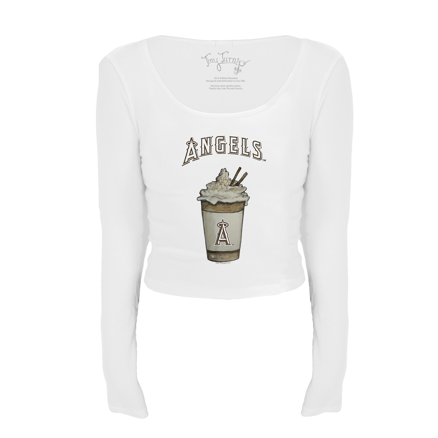 Los Angeles Angels Latte Women's Lucy Long Sleeve