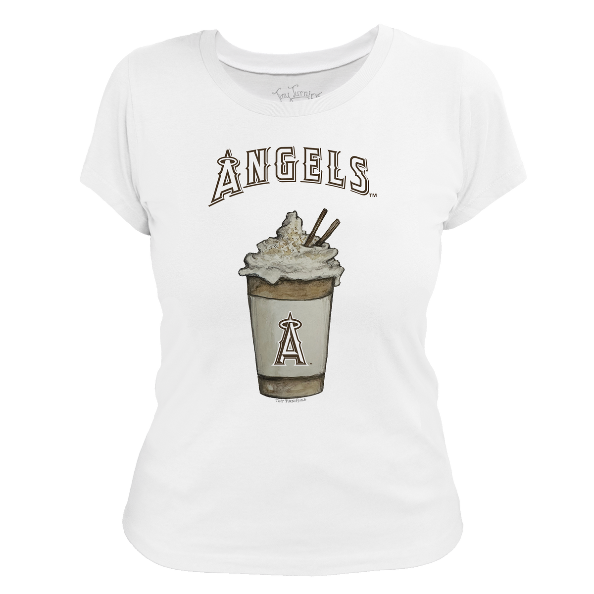 Los Angeles Angels Latte Women's Tee Shirt