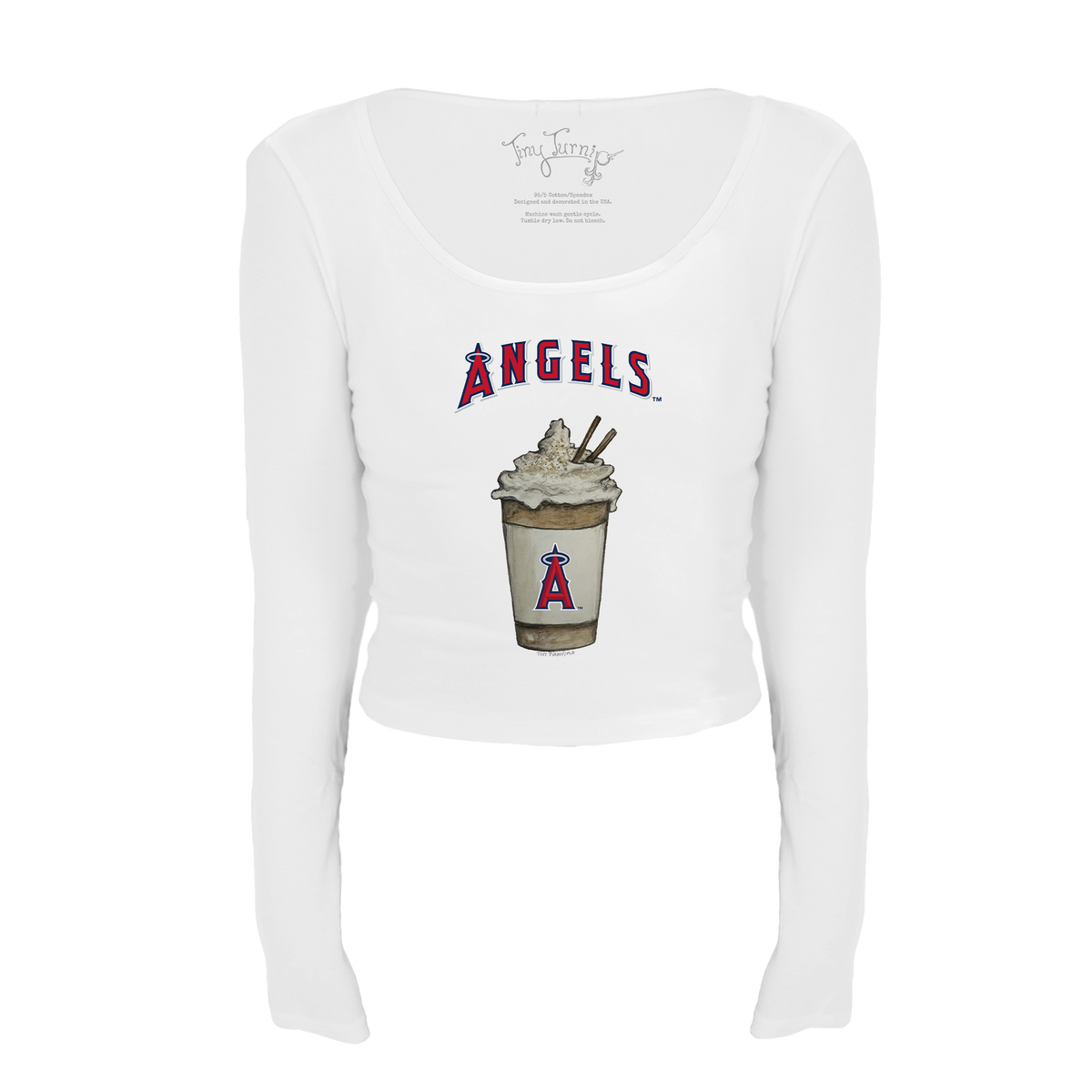 Los Angeles Angels Latte Women's Lucy Long Sleeve